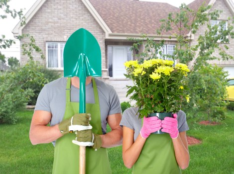 Neasden residents enjoying a well-mowed lawn